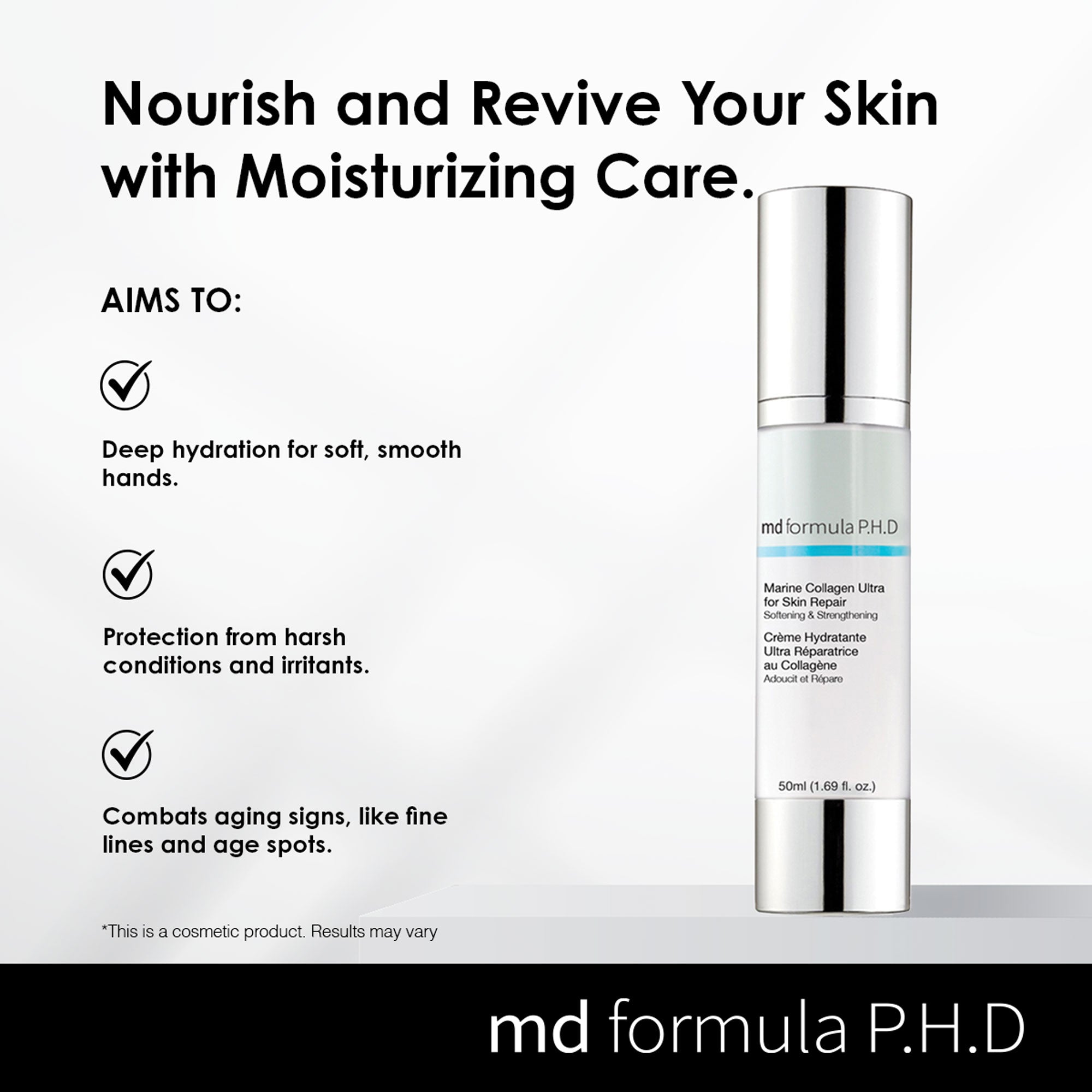 Collagène marin ultra réparateur pour la peau 50 ml