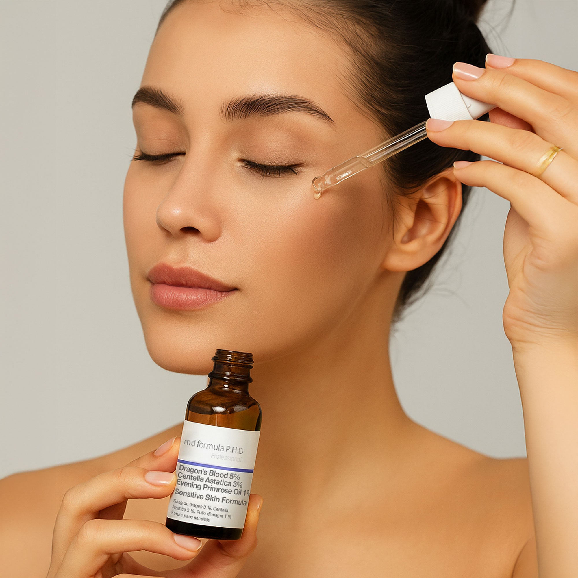 Serum für empfindliche Haut mit Drachenblut 5 %, Centella Asiatica 3 %, Nachtkerzenöl 1 %, 30 ml