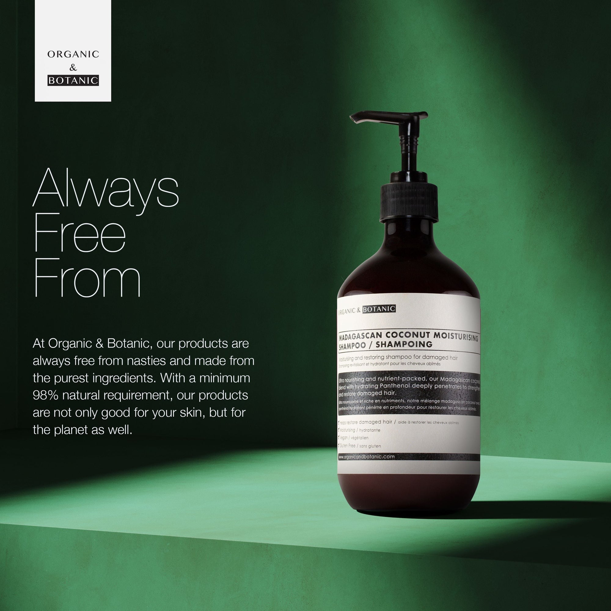 Advanced Madagascan Coconut Moisturising Shampoo 500ml