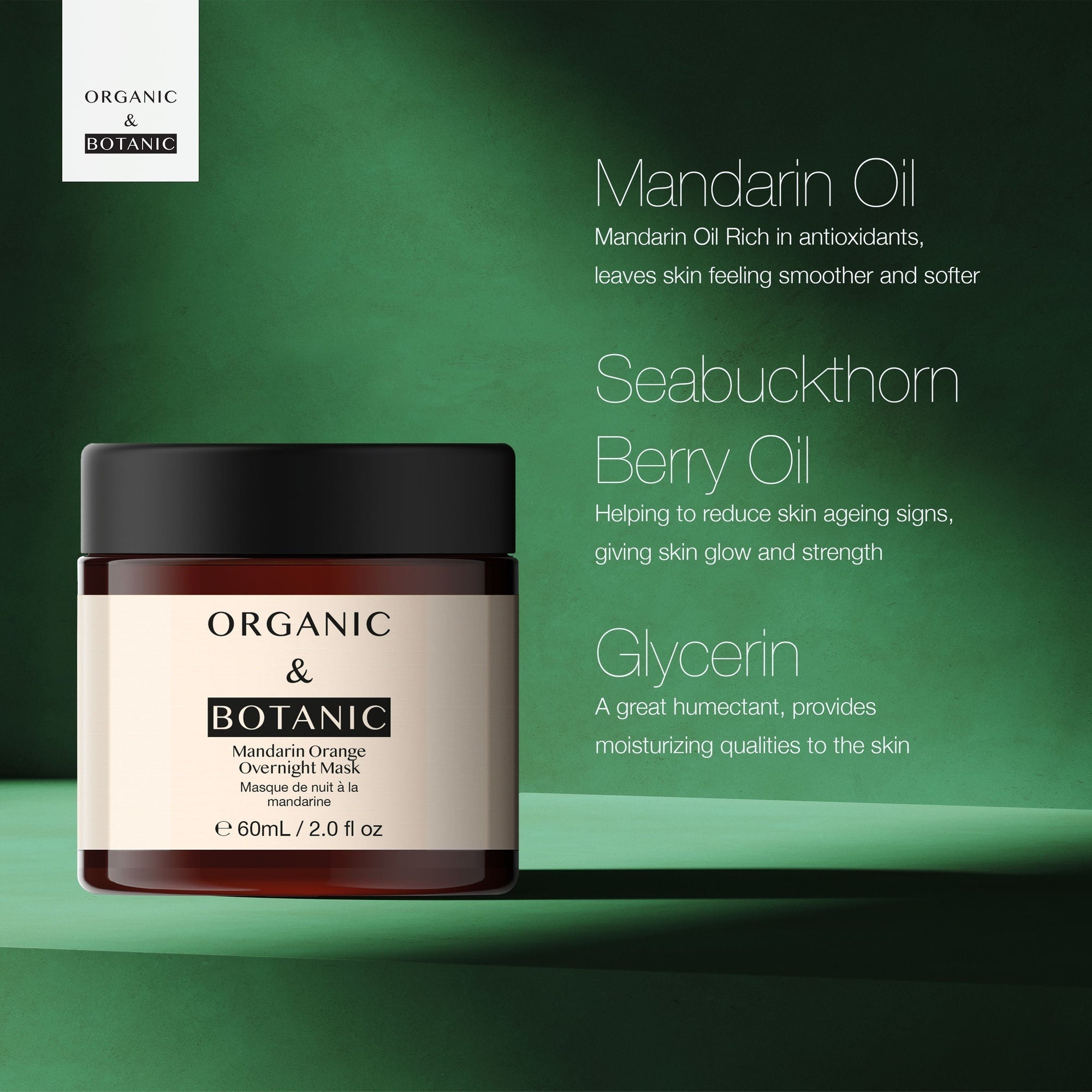 Mandarin Orange Overnight Mask 60ml x 2 Duo Pack