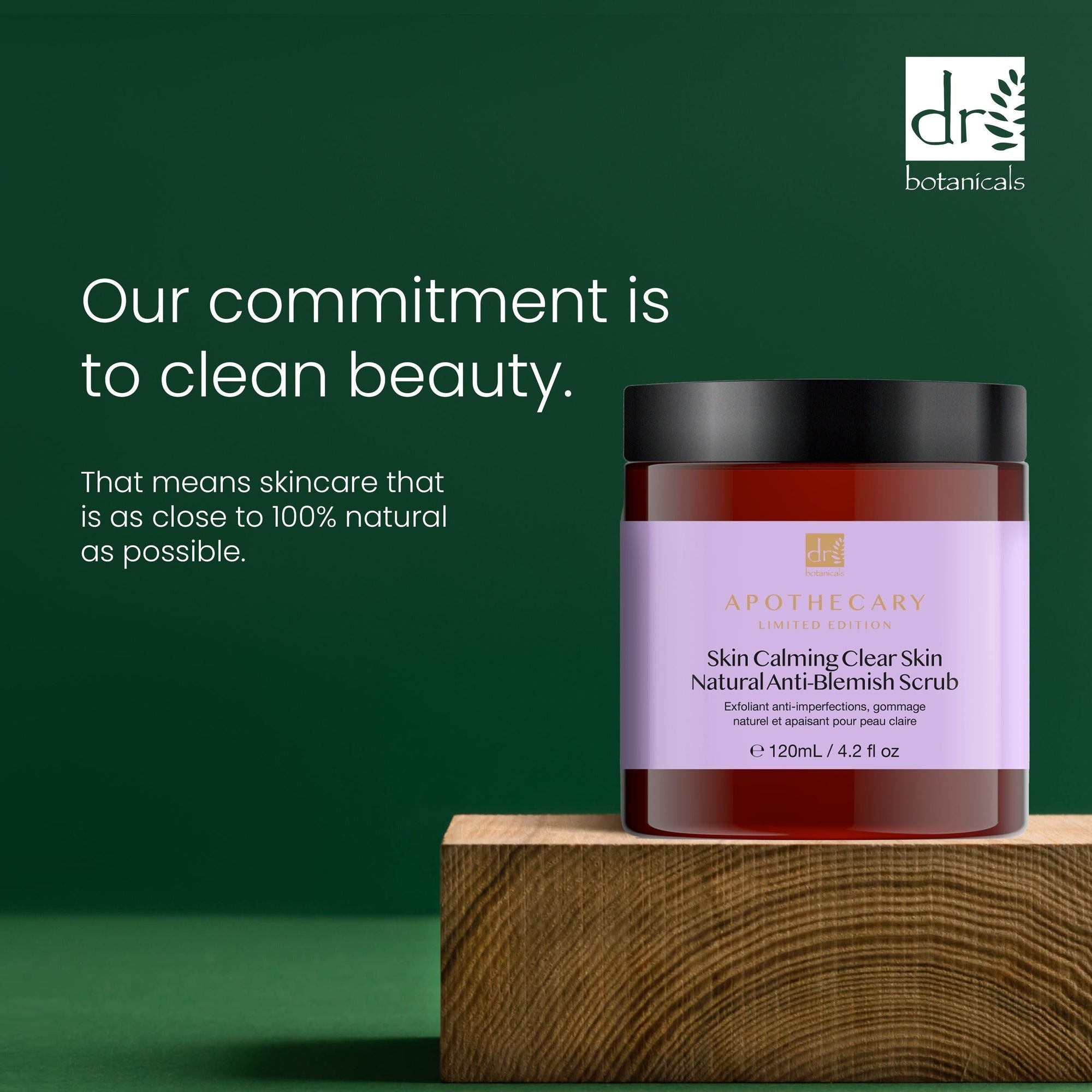 Gommage apaisant et purifiant naturel anti-imperfections pour une peau nette, 120 ml, lot de 2 à prix avantageux