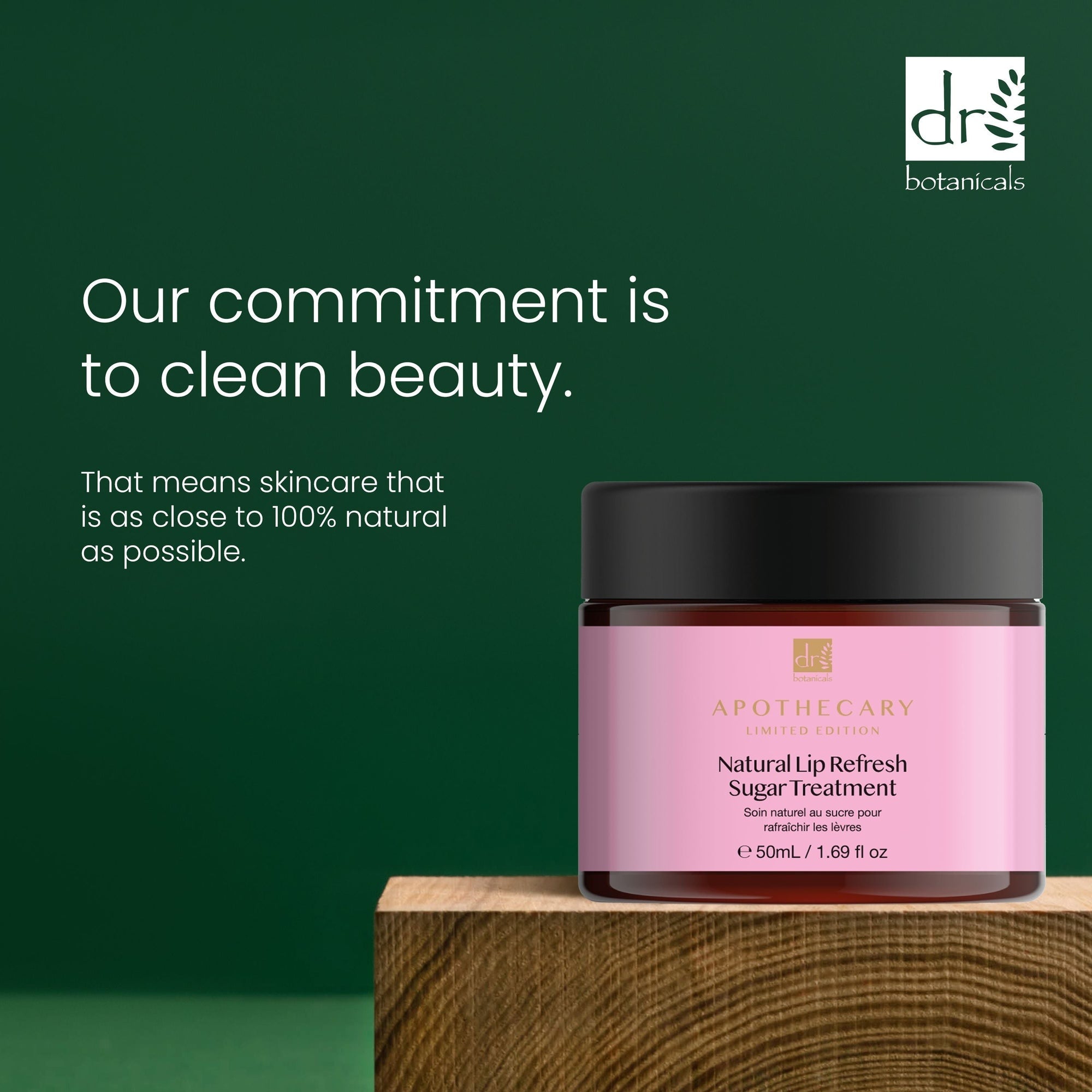 Natural Lip Refresh Sugar Treatment 50ml Twin Value Savings Pack