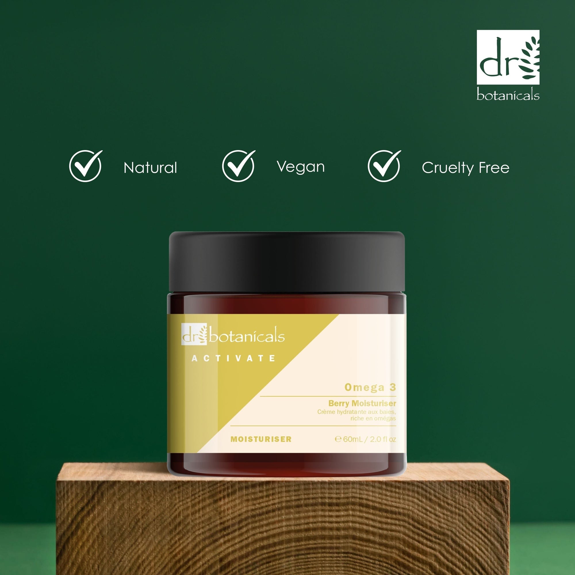 Activate Omega 3 Berry Feuchtigkeitscreme 60ml Doppel-Sparpackung