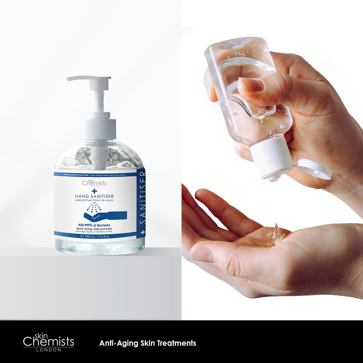 Handdesinfektionsmittel 500 ml Doppelpackung zum Sparpreis