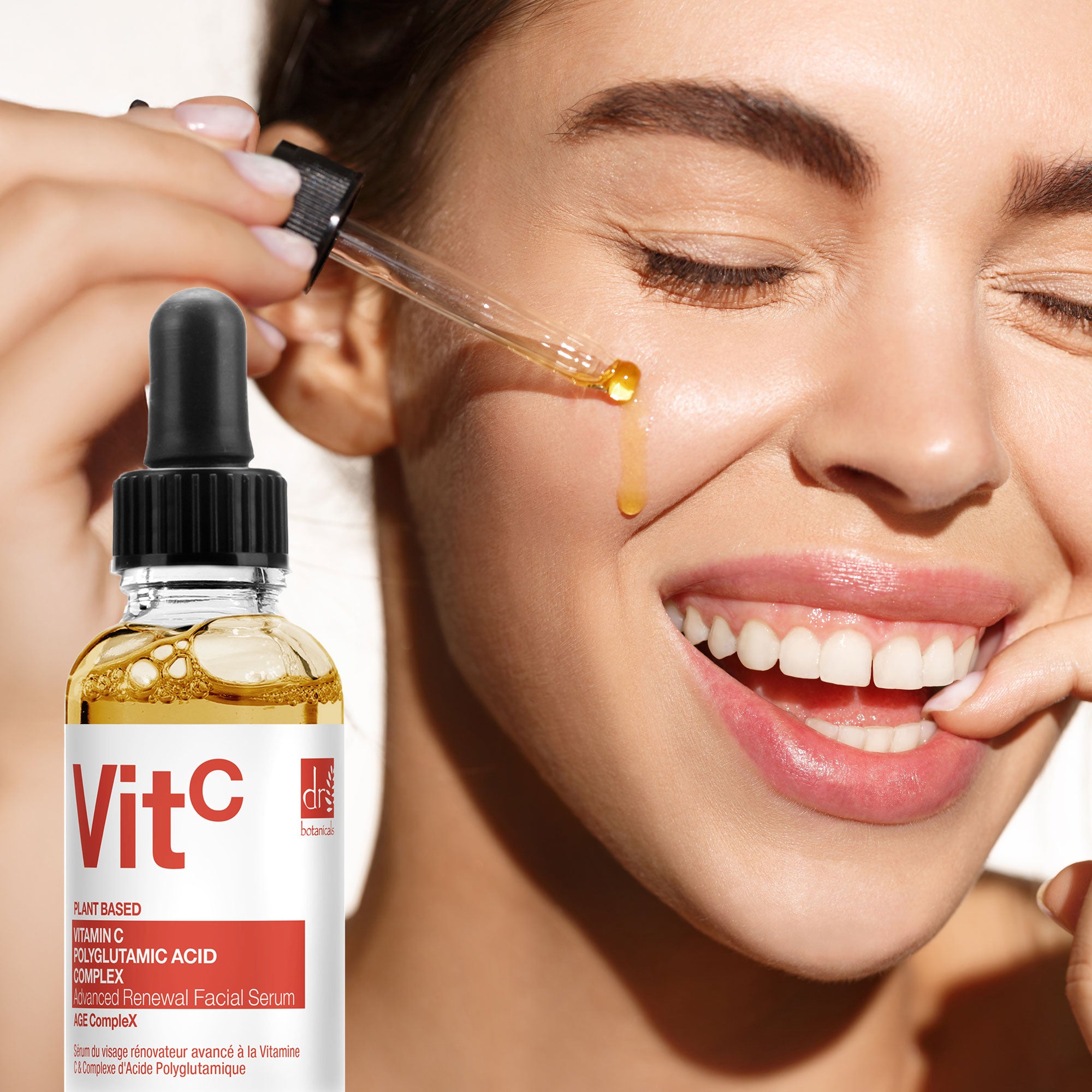 Advanced Vitamin C 3% & Polyglutamic Acid Complex 1% & Brightening Facial Serum 30ml