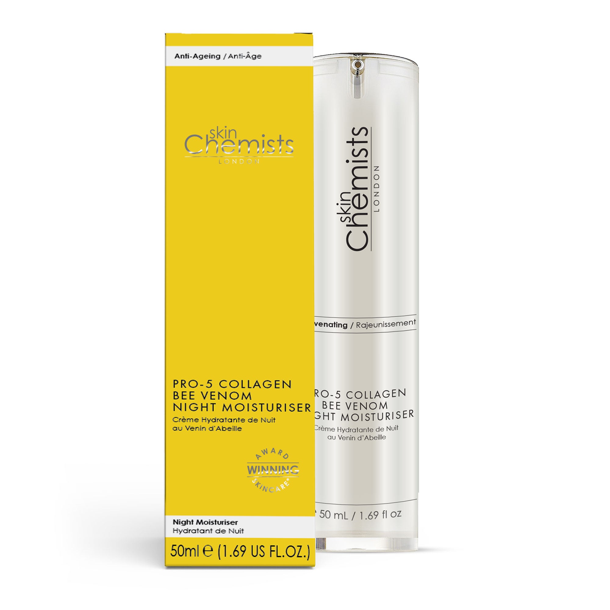 Anti-Ageing Pro-5 Collagen Bee Venom Night Moisturiser 50ml