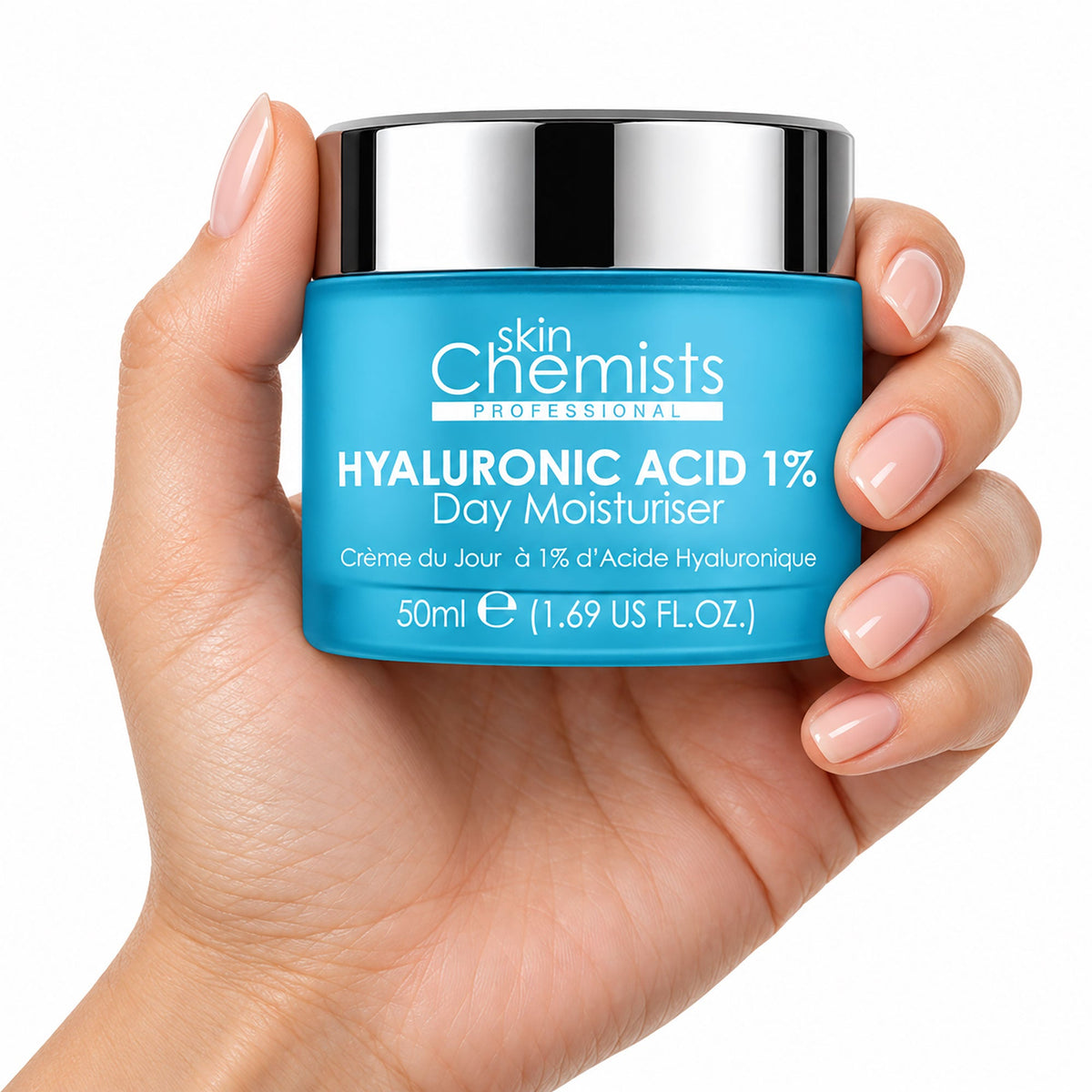 Crème hydratante de jour à l’acide hyaluronique 1% 50ml