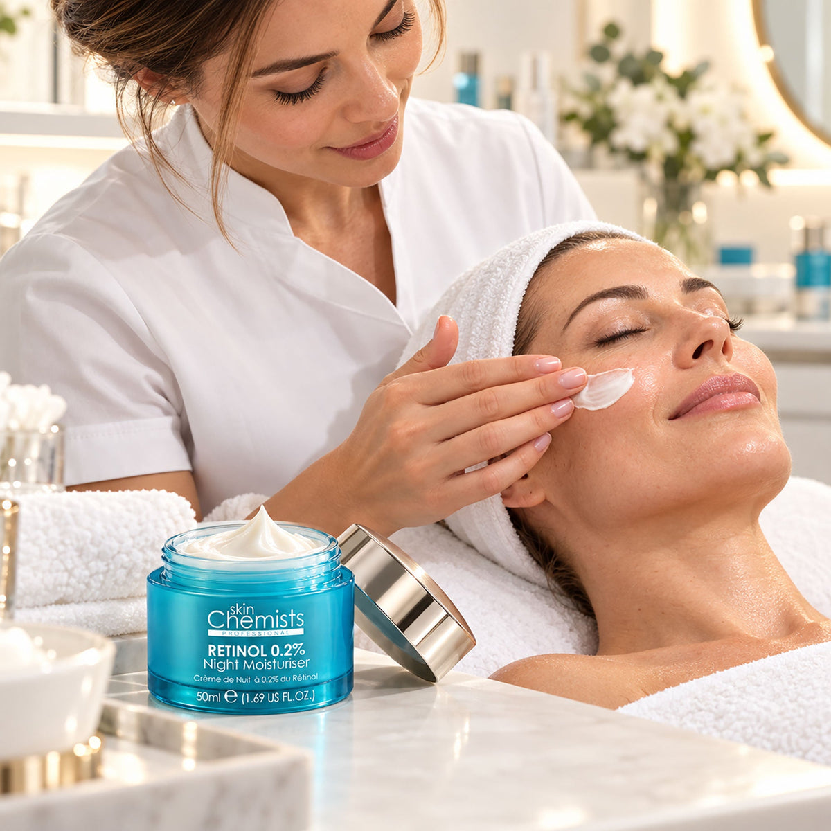 Crema hidratante de noche con retinol 0.2% 50ml