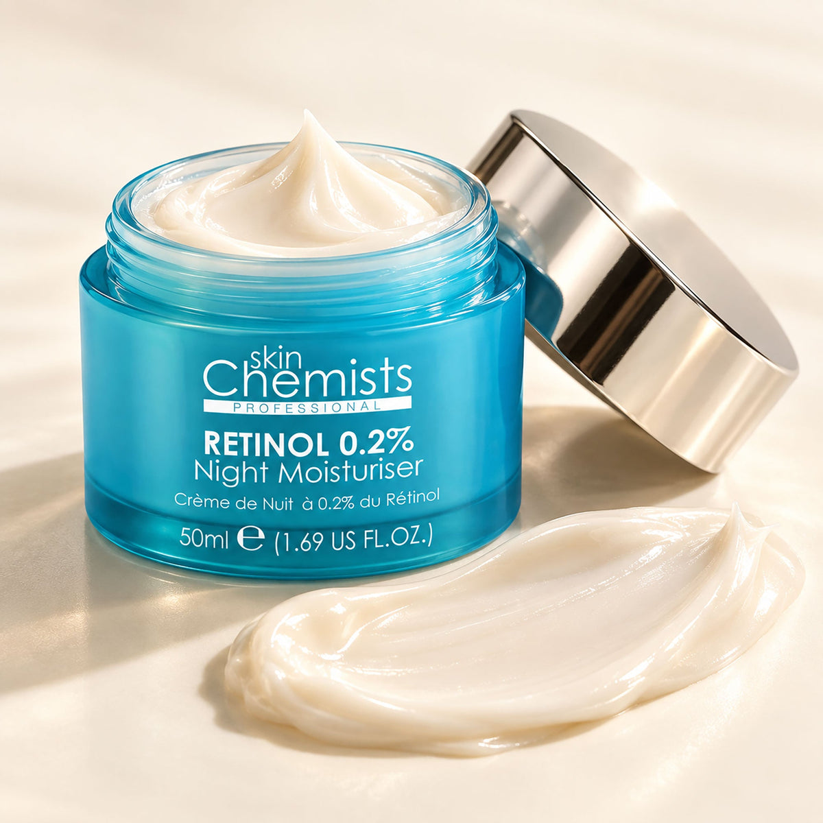 Crema hidratante de noche con retinol 0.2% 50ml