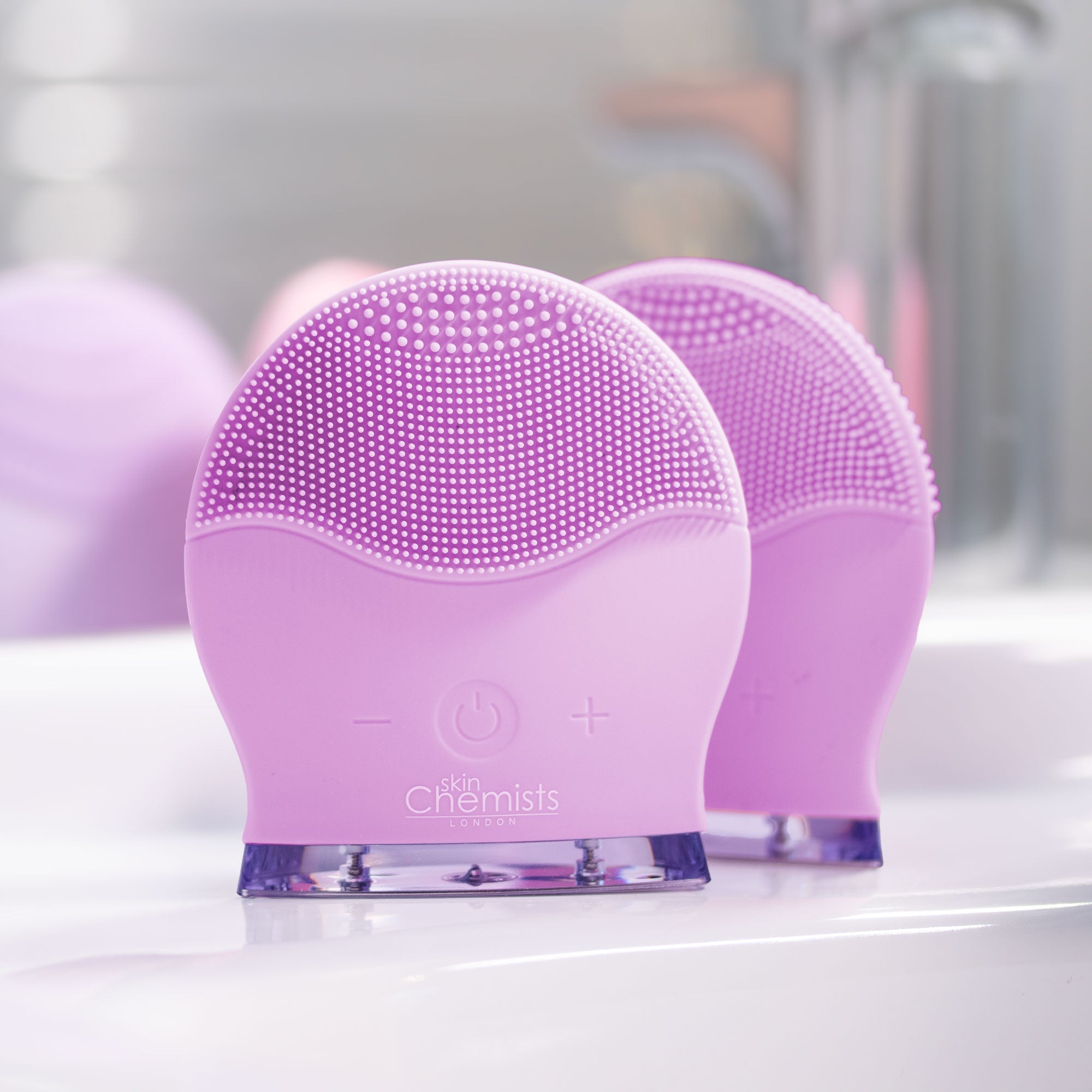 Lot de 2 nettoyeurs ultra-brillants Cleanse-A-Sonic violet