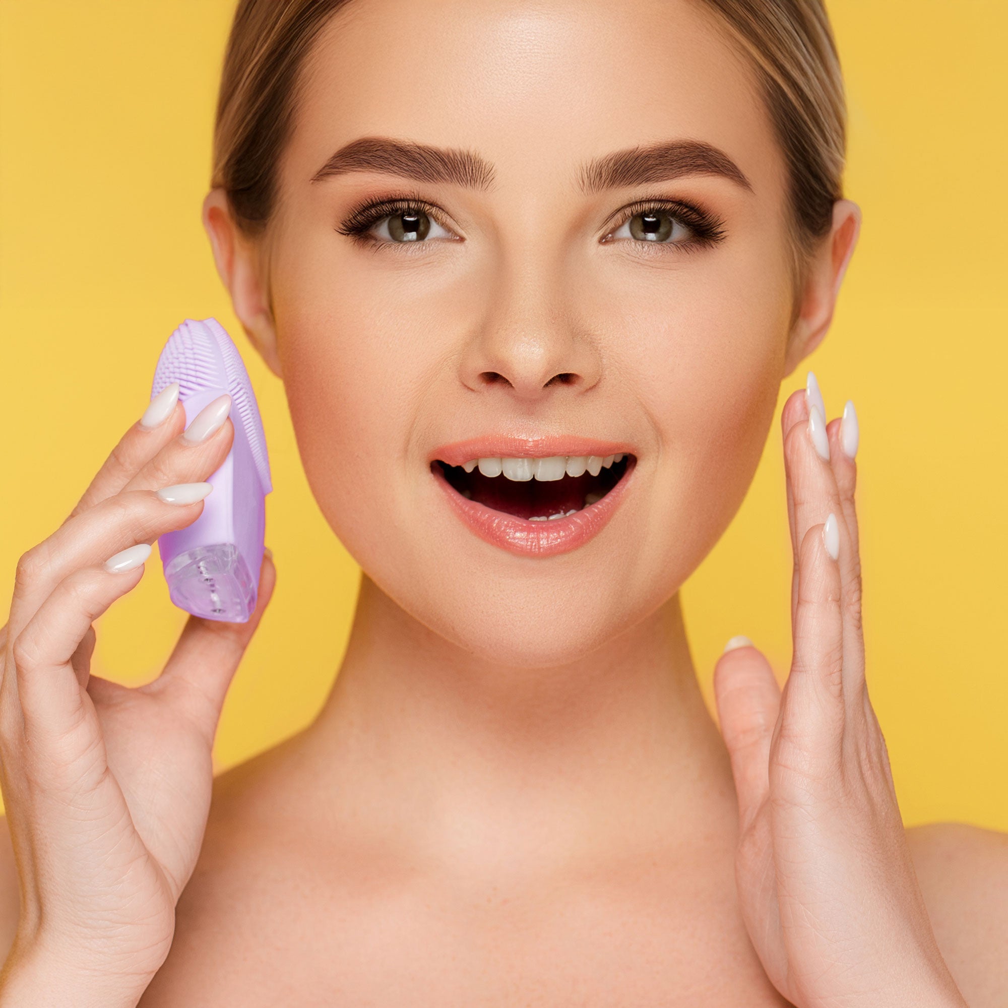 Lot de 2 nettoyeurs ultra-brillants Cleanse-A-Sonic violet