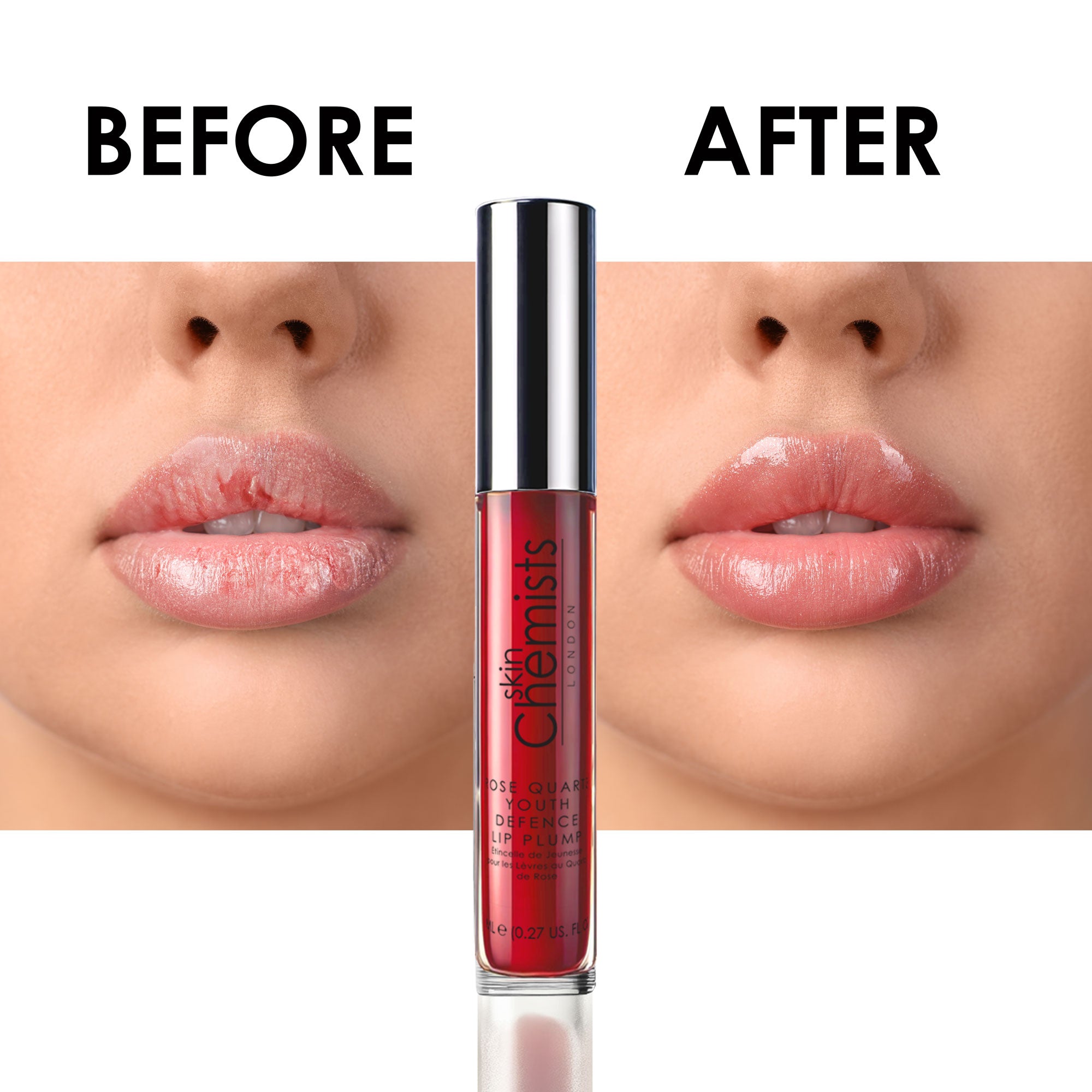 Rose Quartz Youth Defence Lip Plump 8ml Twin Value Savings Pack