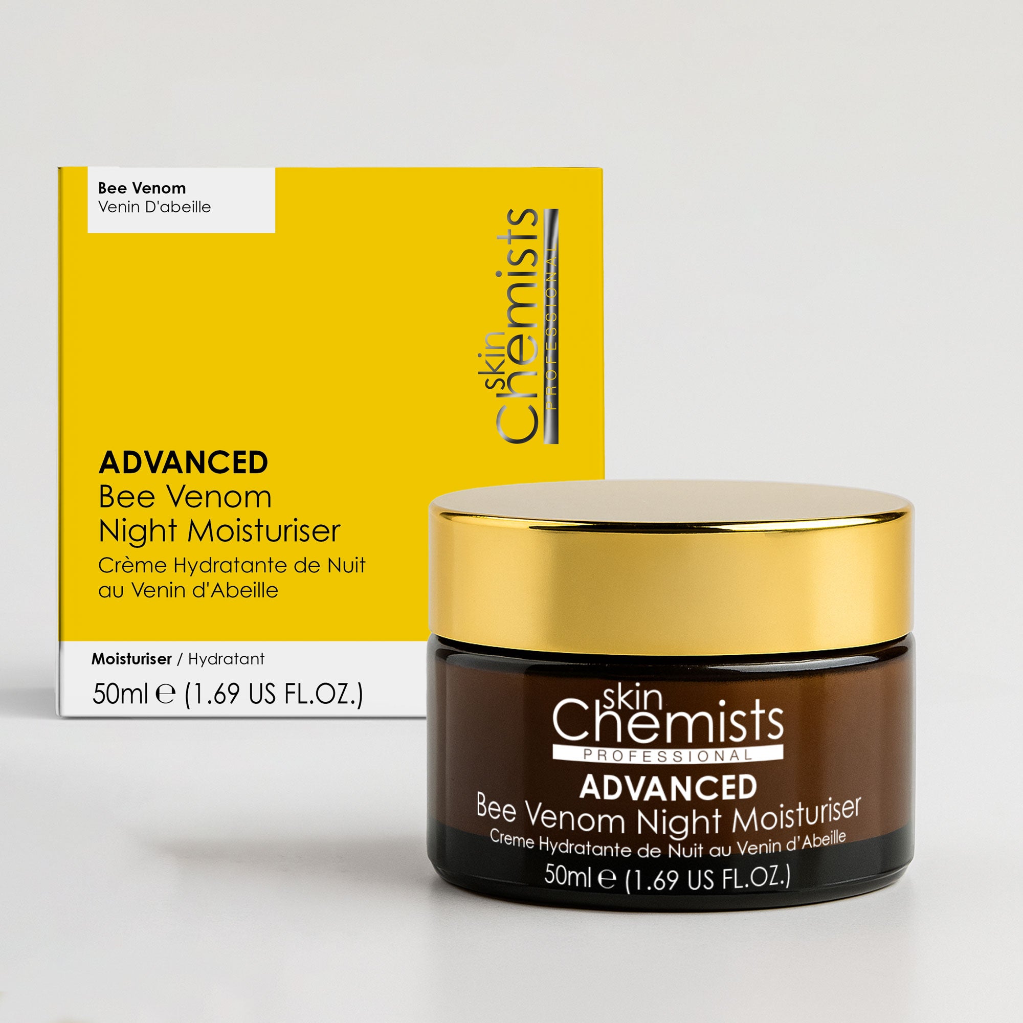 Crème de nuit hydratante au collagène et au venin d'abeille Pro-5 50 ml