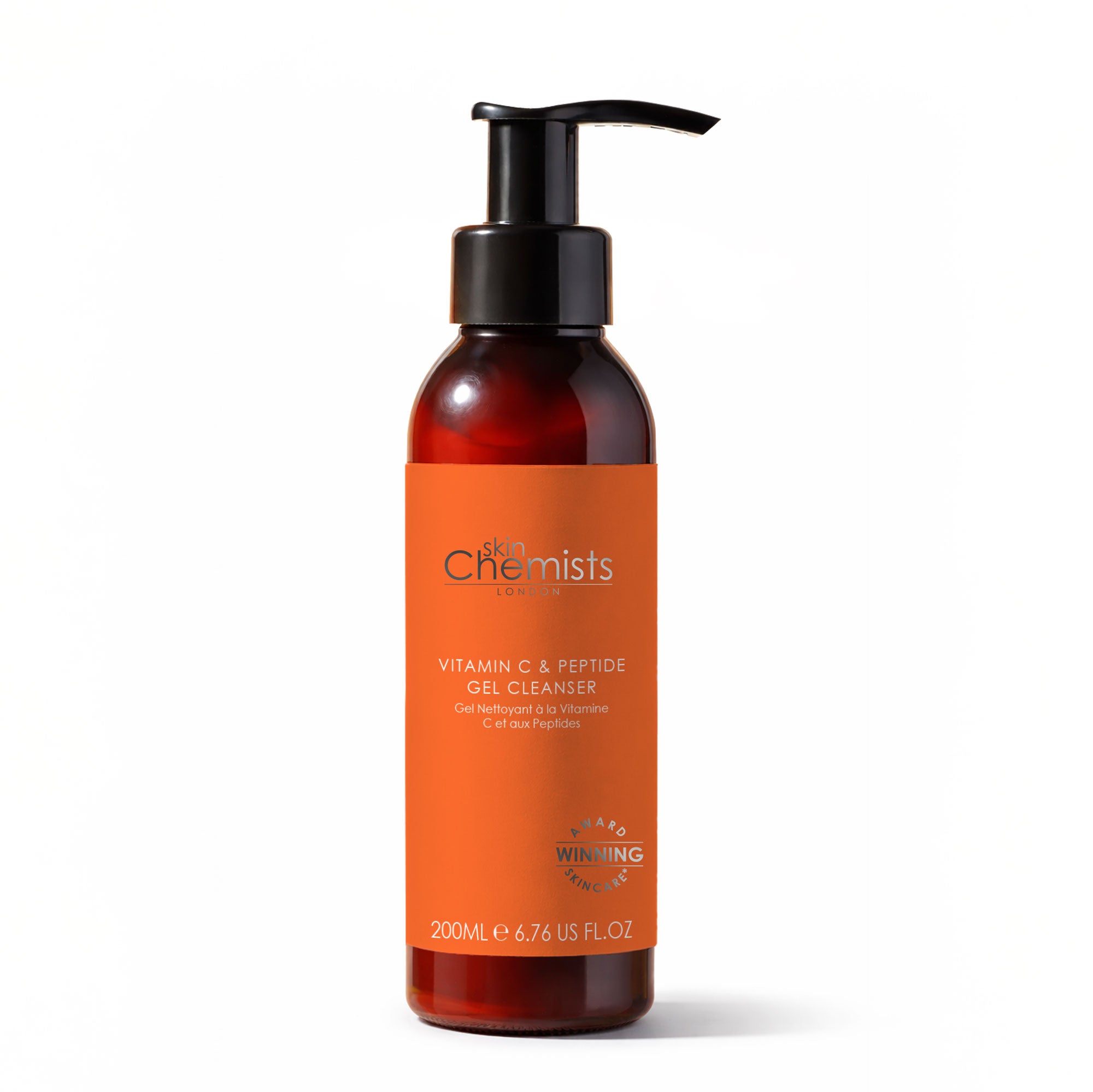 skinChemists Vitamin C & Peptide Anti-Ageing Gel Cleanser 200ml