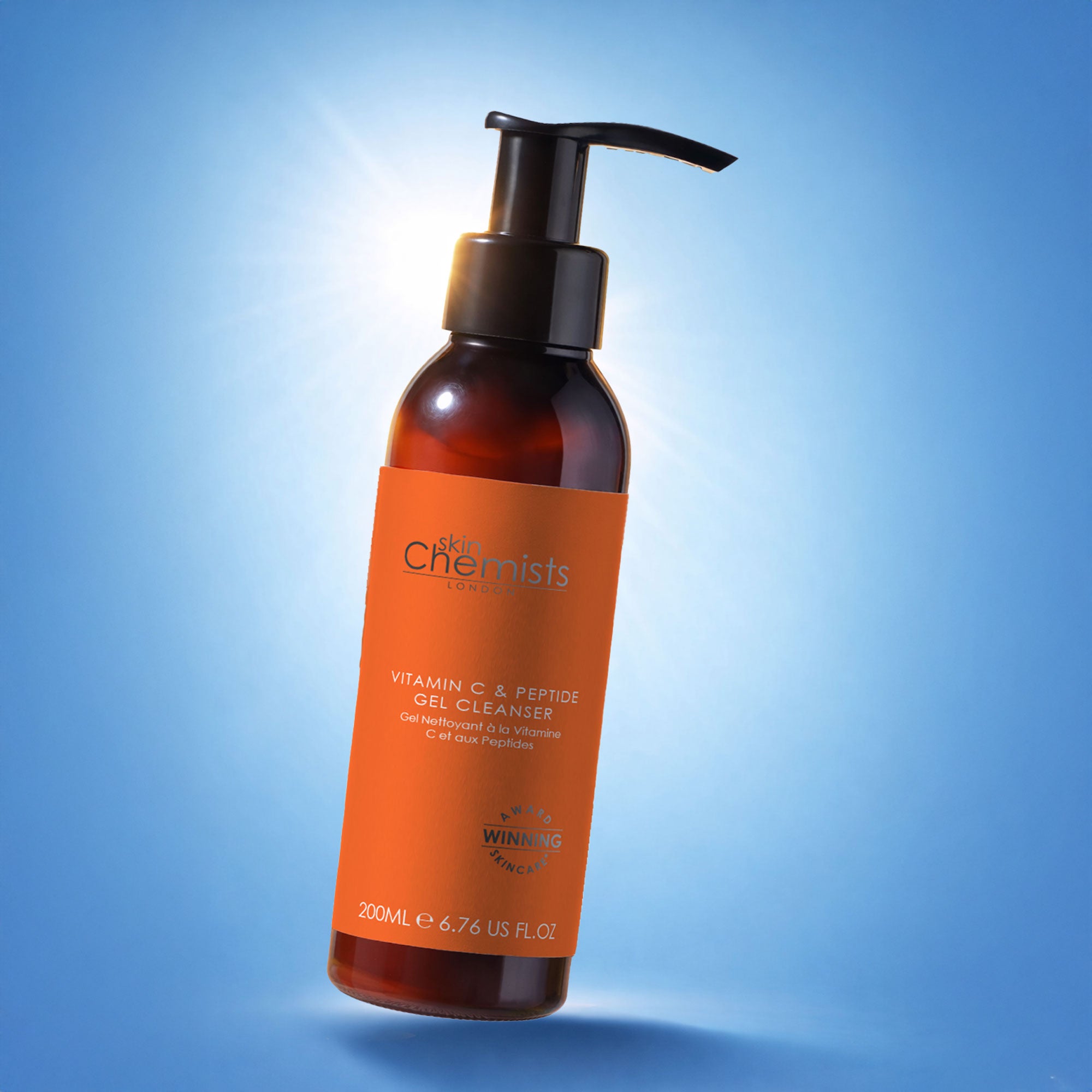 skinChemists Vitamin C & Peptide Anti-Ageing Gel Cleanser 200ml