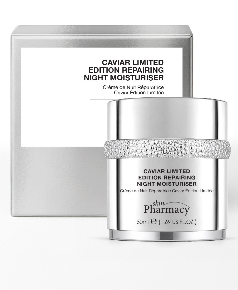 skinPharmacy Caviar Limited Edition Repairing Night Moisturiser with box
