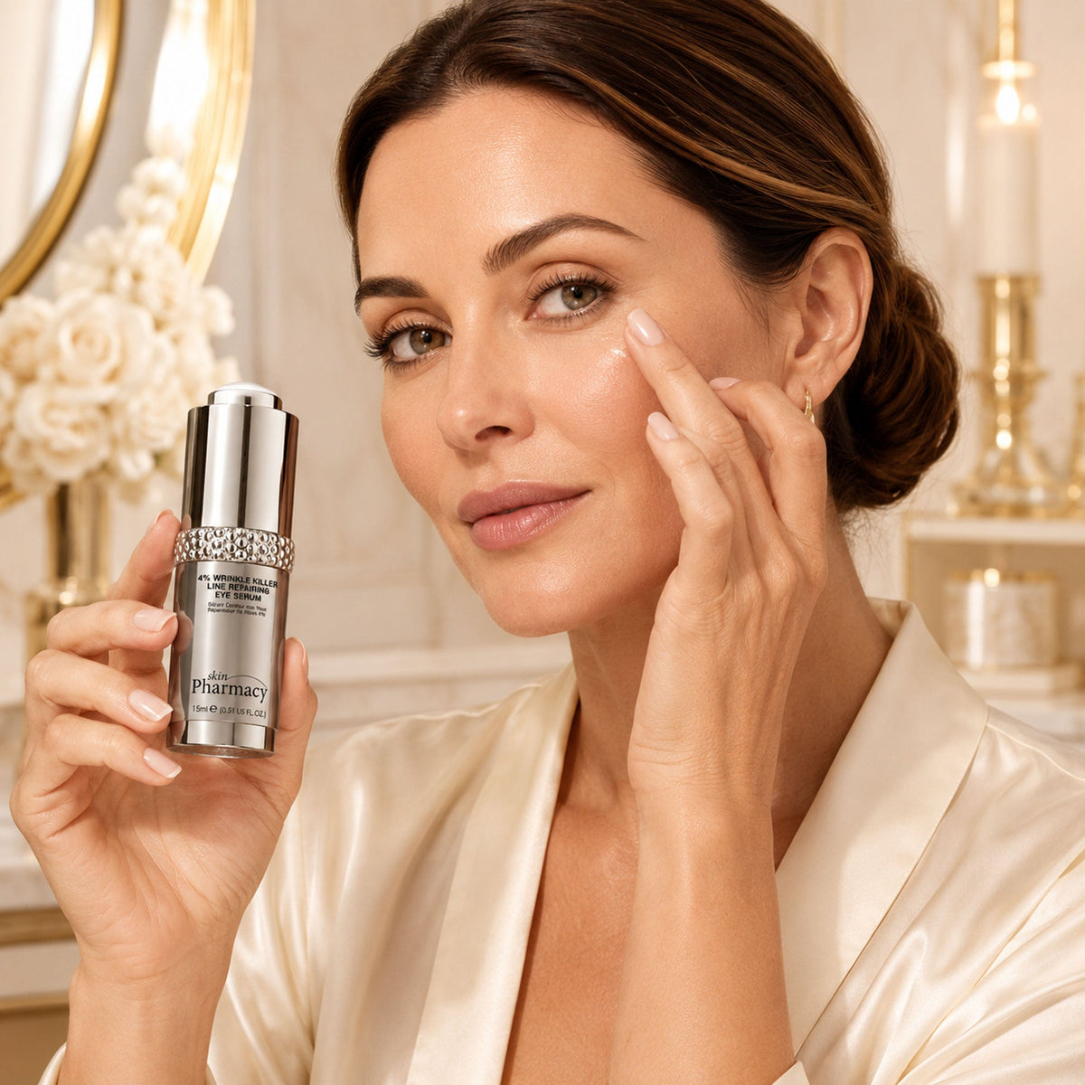 Augenserum mit 4 % zur Faltenminderung und Linienkorrektur, 15 ml