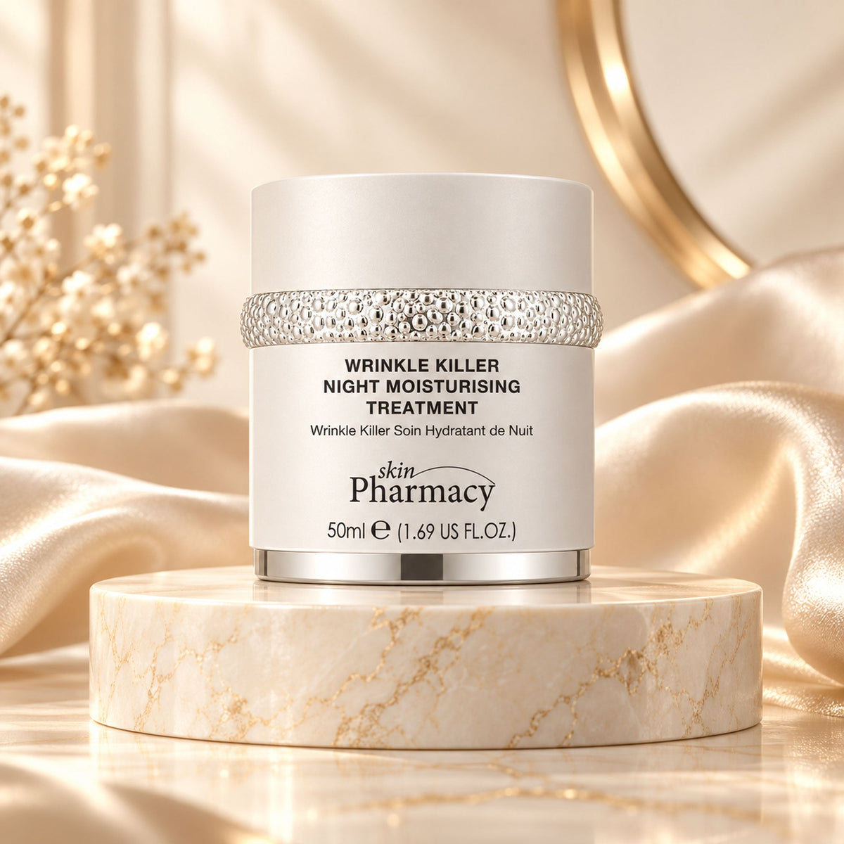 Nachtpflege gegen Falten und Hautalterung, 1 % Wrinkle Killer 50ml