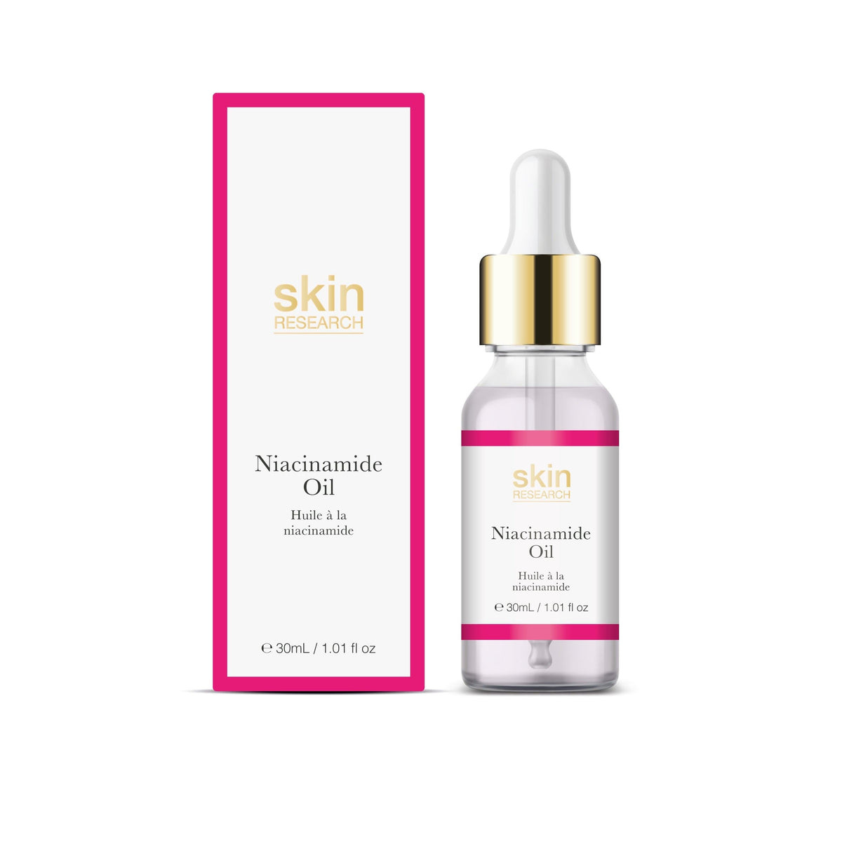 Skin Research Anti-Ageing Vitamin D Eye Cream 15ml + Ceramide Serum 60ml + Niacinamide Oil 30ml - skinChemists