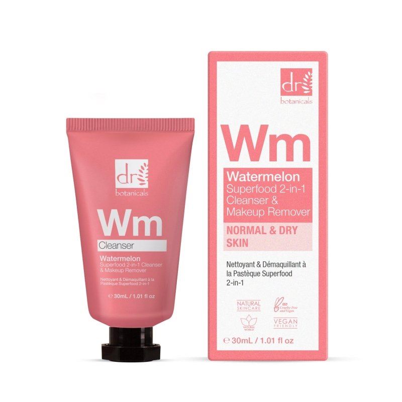 Wassermelonen-Superfood 2-in-1 Reinigungsgel &amp; Make-up-Entferner 30 ml