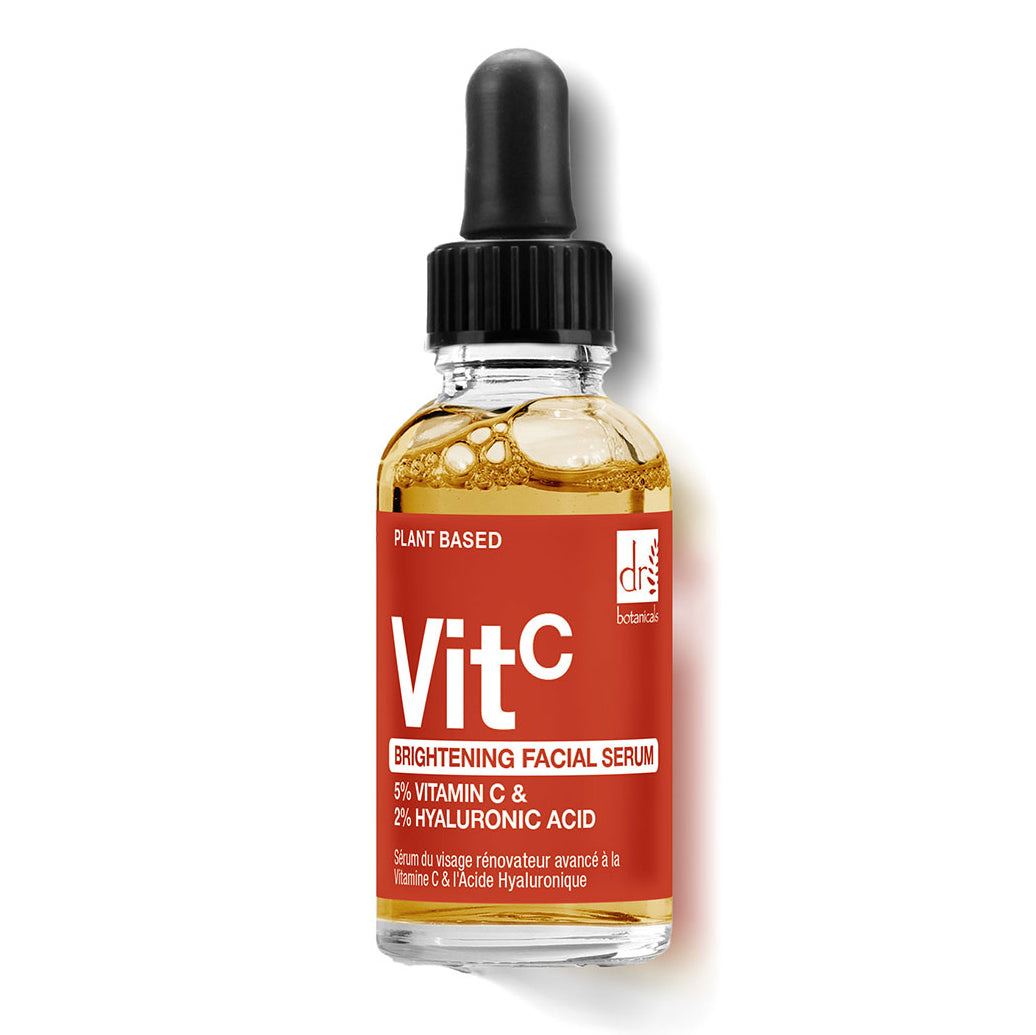 Brightening Facial Serum with 5% Vitamin C & 2% Hyaluronic Acid – 30ml