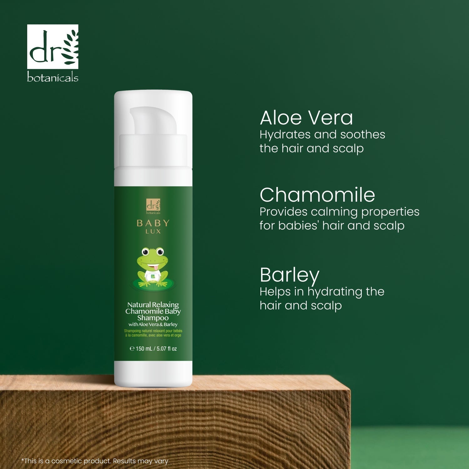 Baby Lux Natural Relaxing Chamomile Baby Shampoo 150ml