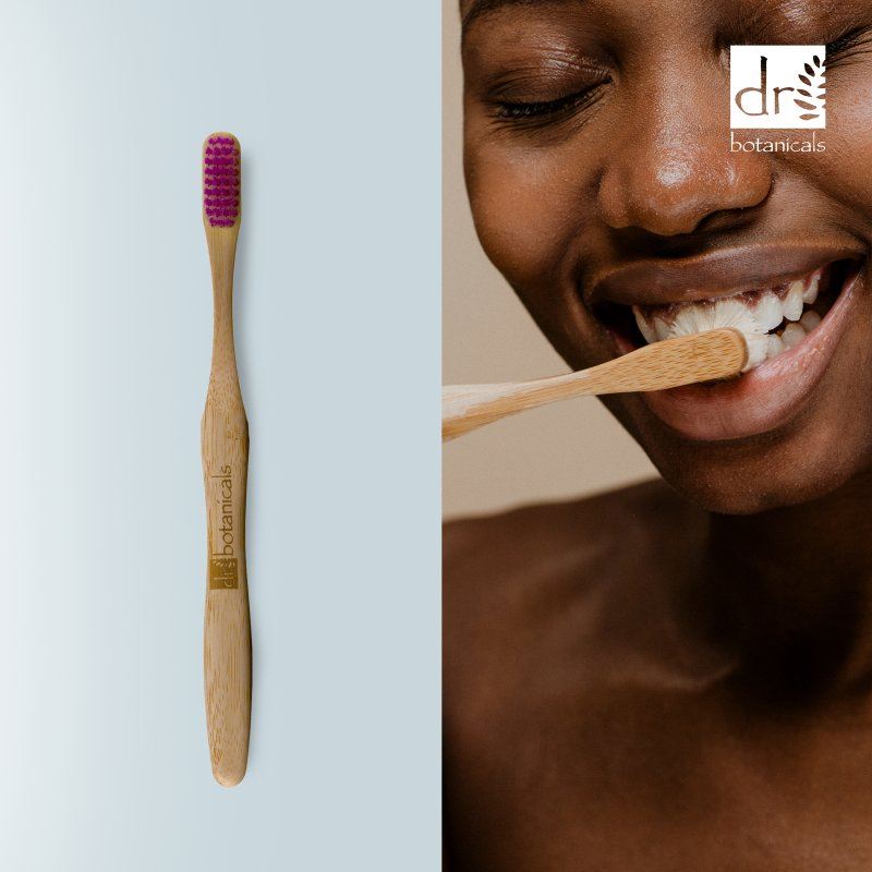Bamboo Toothbrush Purple - skinChemists