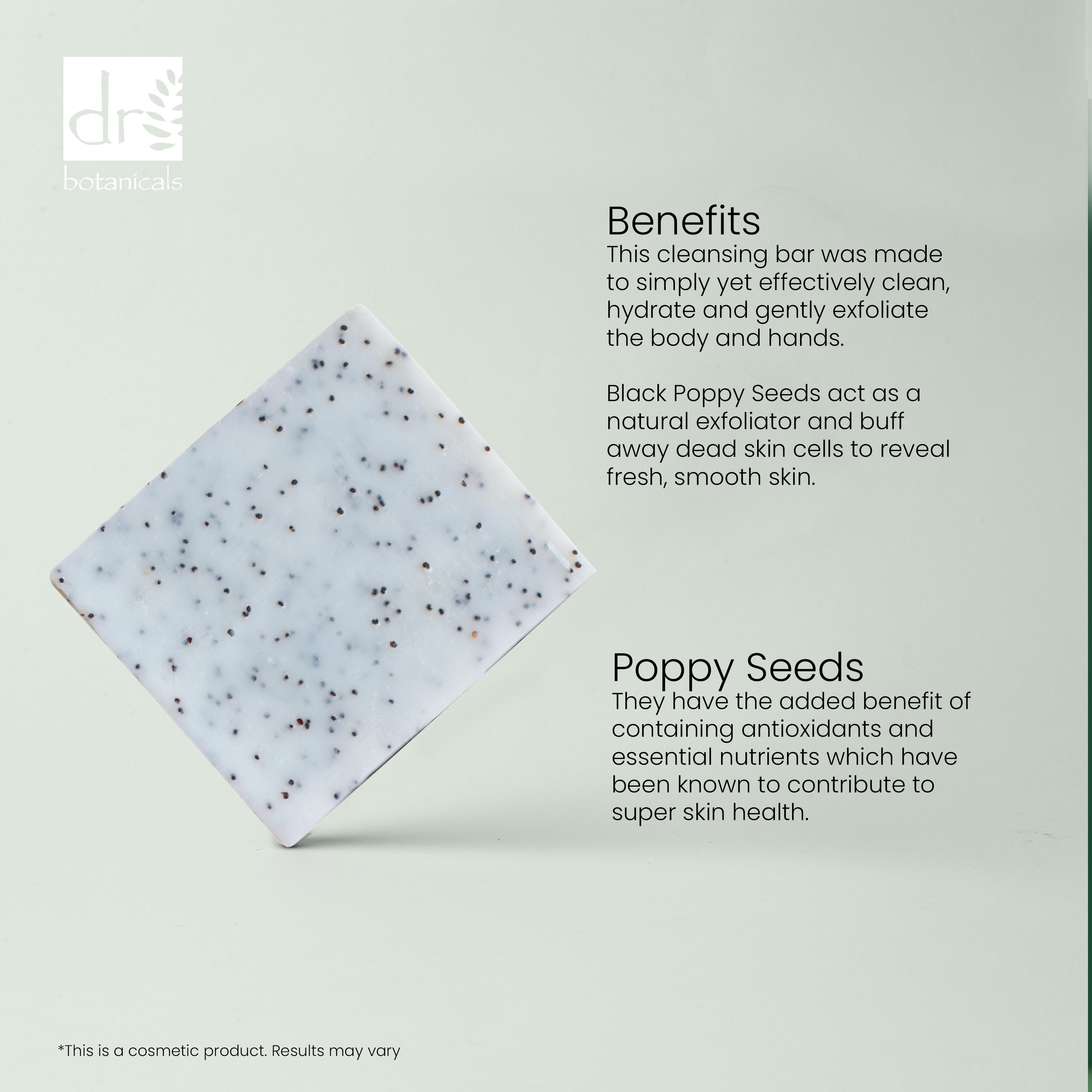 Advanced Strawberry & Poppy Seed Cleansing Bar 100g