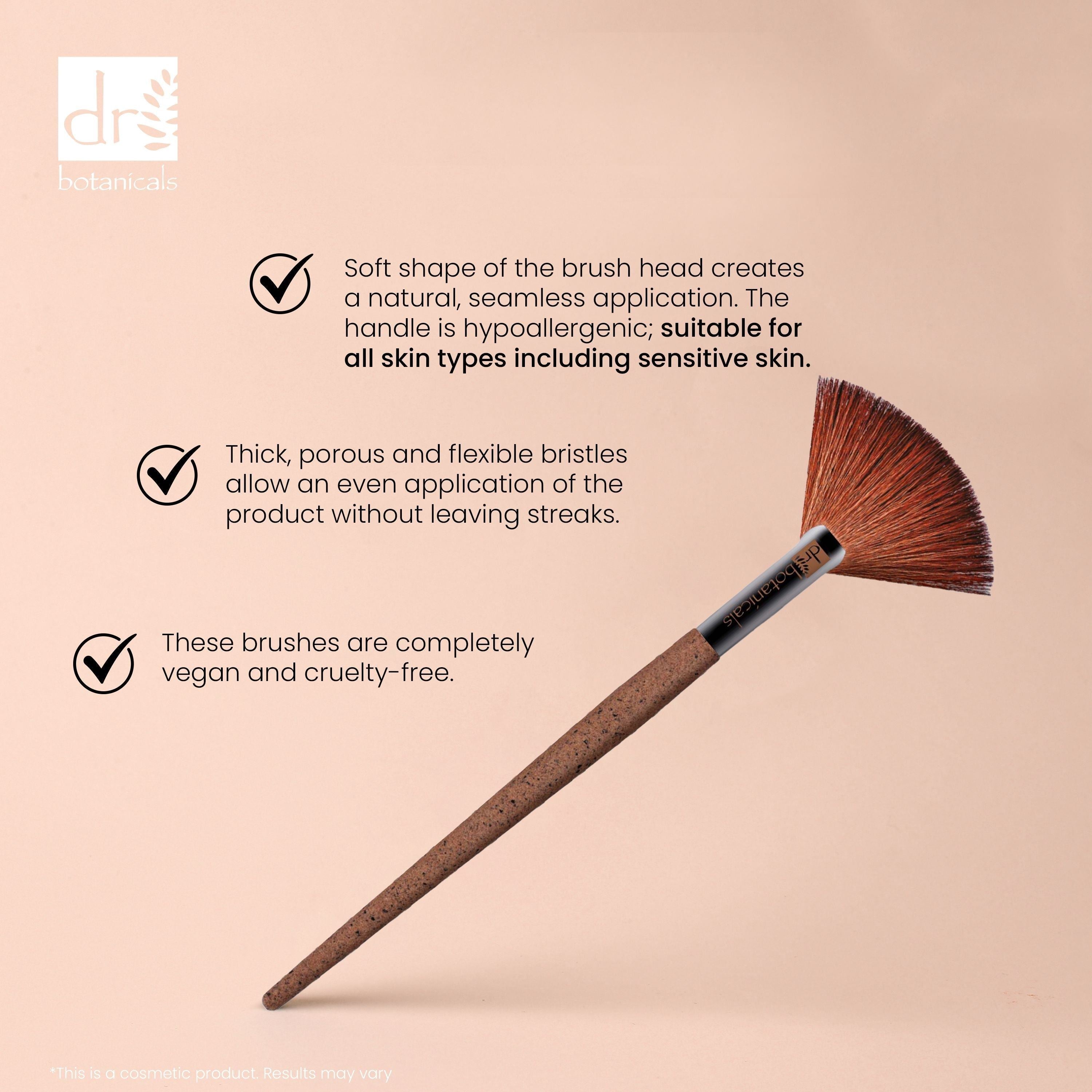 Coffee Ground Fan Brush Twin Value Savings Pack