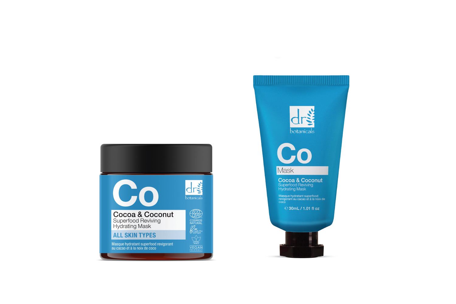 Kakao &amp; Kokosnuss Superfood Revitalisierende Feuchtigkeitsmasken-Duo