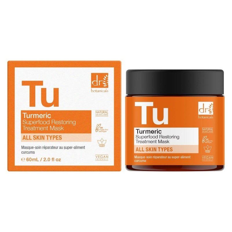 Masque de soin réparateur au curcuma (super-aliment) 60 ml