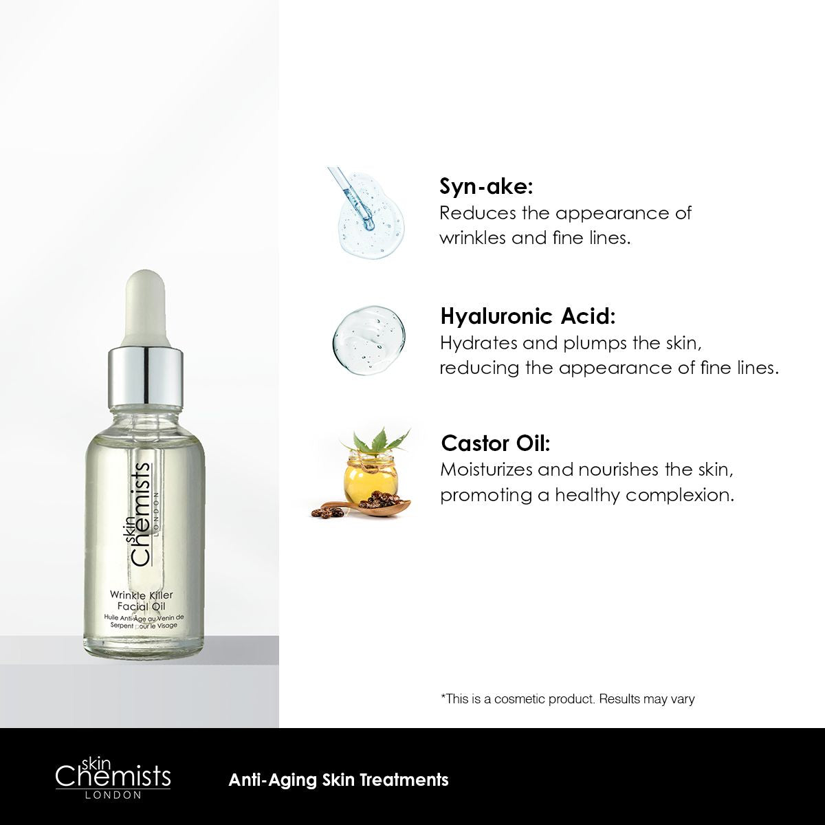 Wrinkle Killer Facial Oil 30ml Twin Value Savings Pack