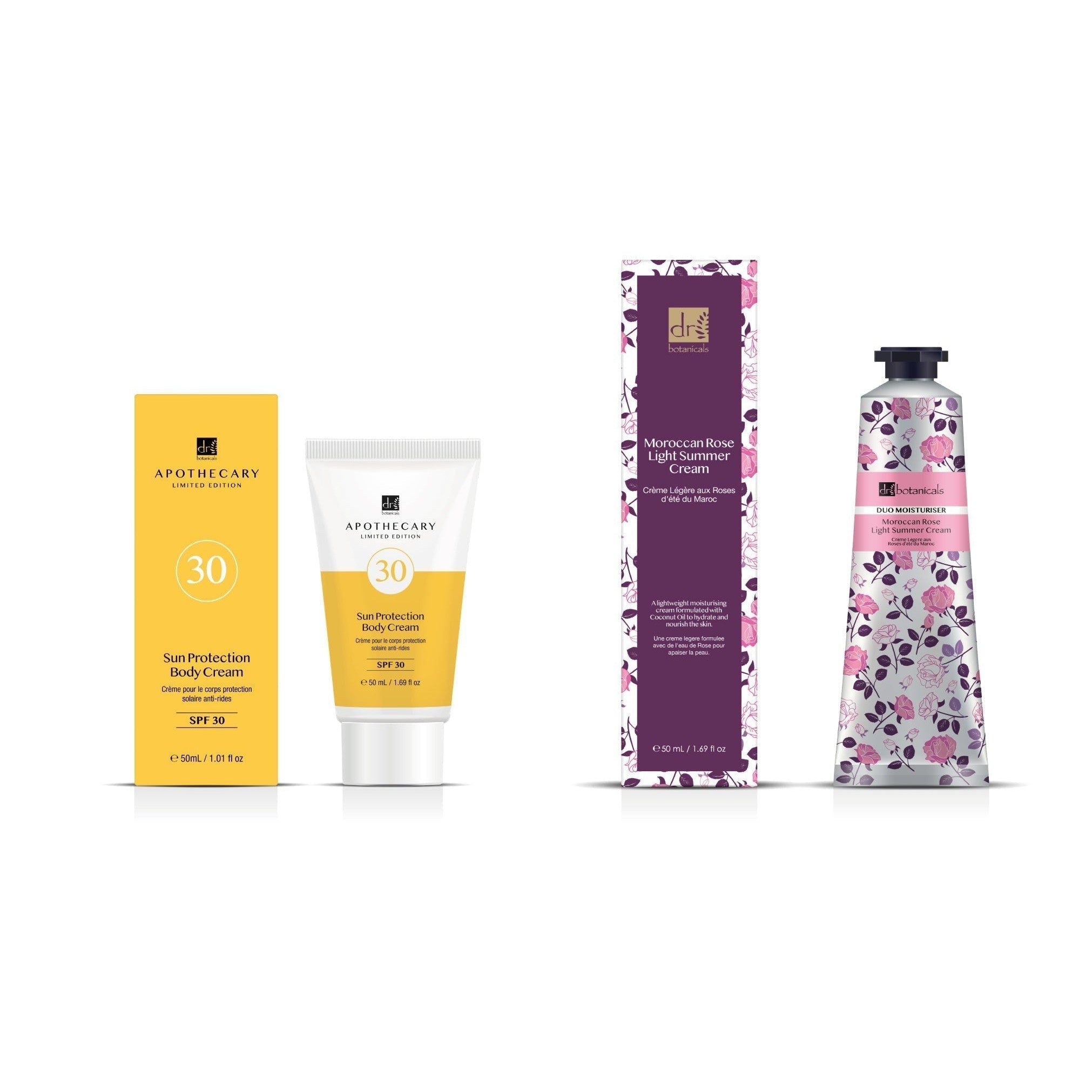 Kit Corps Anti-Âge SPF 30 Rose Marocaine Légère Été