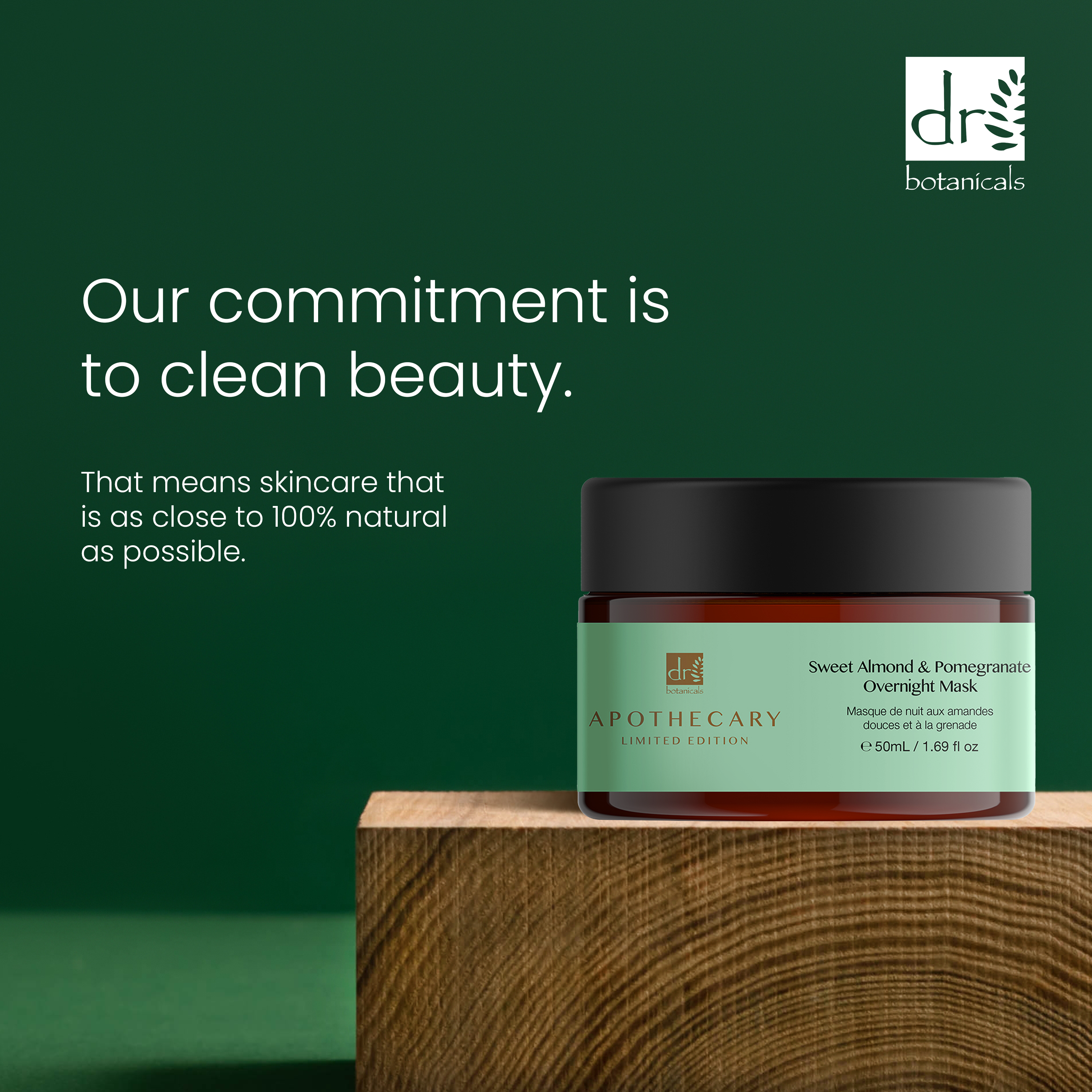 Sweet Almond & Pomegranate Overnight Mask 50ml