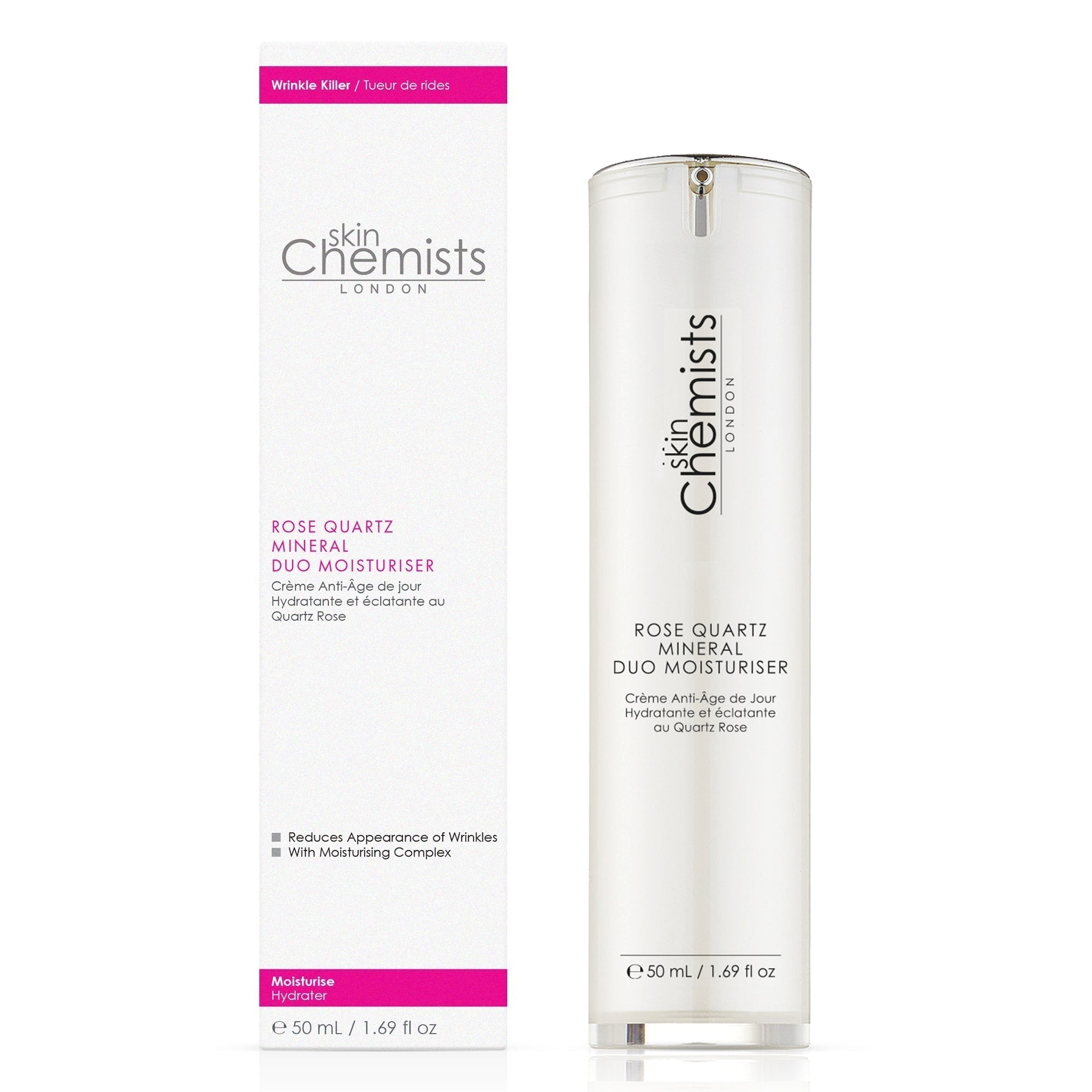 Rosenquarz Duo Feuchtigkeitscreme 50 ml Doppel-Sparpackung