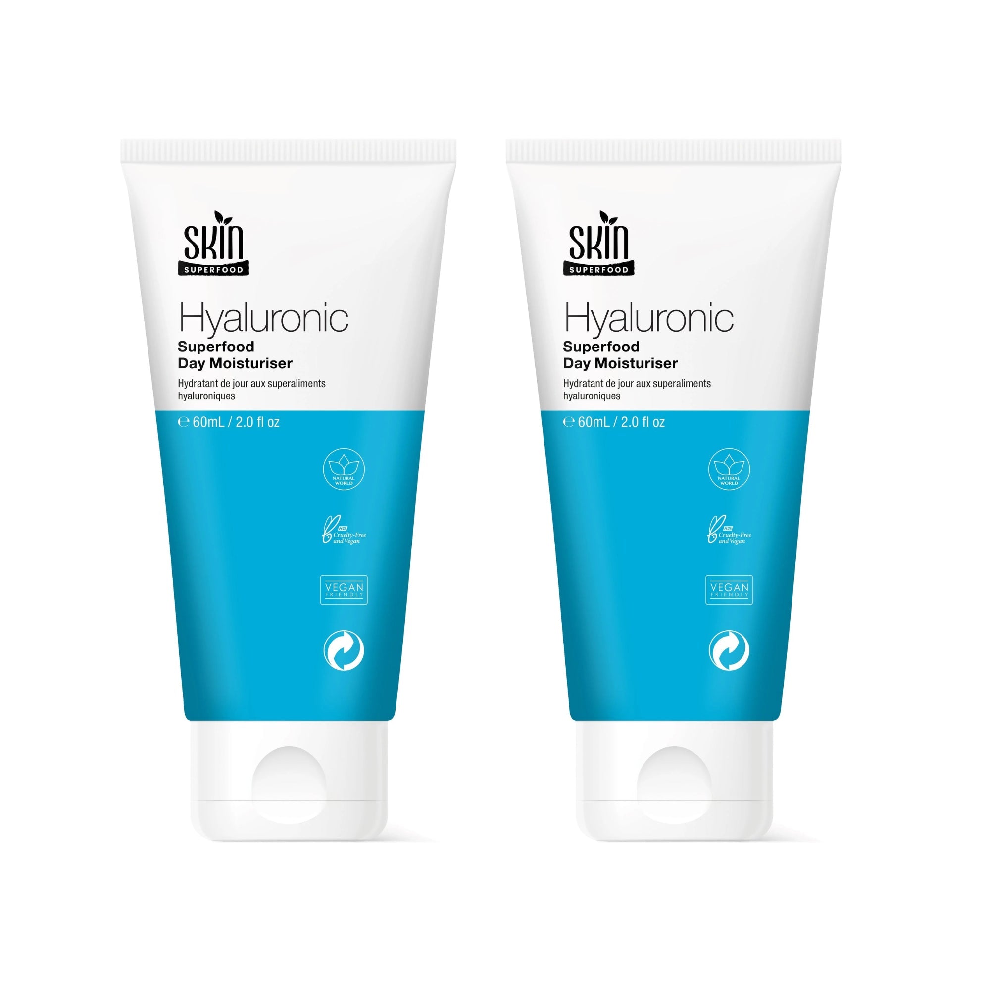 Hyaluronic Superfood Day Moisturiser 60ml Twin Value Savings Pack